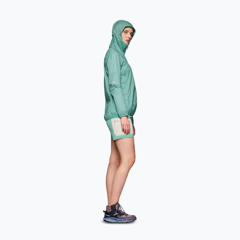 Moteriška vėjo nepraleidžianti striukė NORRONA Faketind Aero60 Zip Hood aqua haze 4