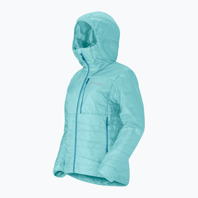 Moteriška pašiltinta striukė NORRONA Faketind Thermo40 Zip Hoodie aqua haze 7