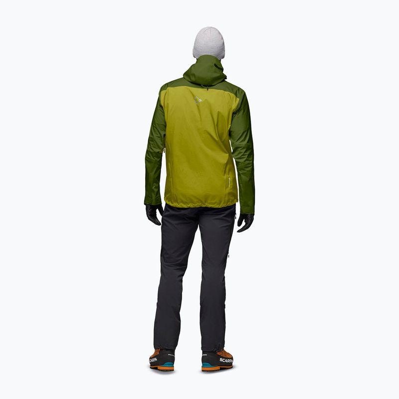 Vyriška lietpaltė NORRONA Falketind Gore-Tex golden lime/pesto 3
