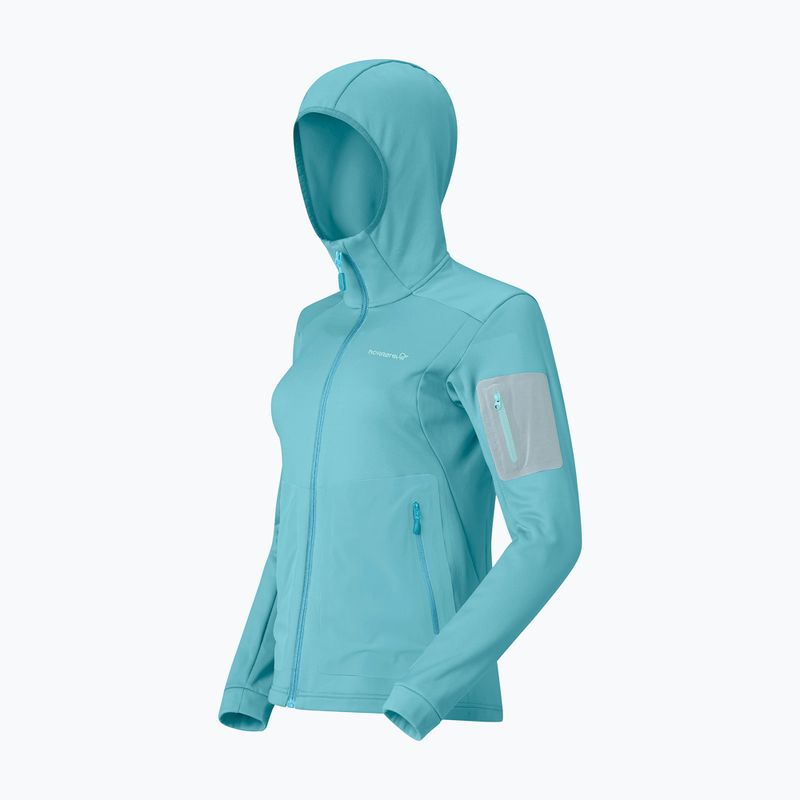 Moteriškas žygio džemperis NORRONA Falketind Warm2 Stretch Hood brittany blue 7