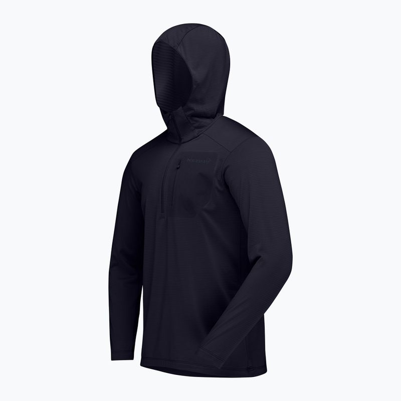 Vyriškas žygio džemperis NORRONA Falketind Warm1 Hood caviar black 7