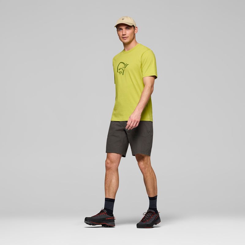 Vyriški marškinėliai NORRONA Cotton Viking golden lime 4