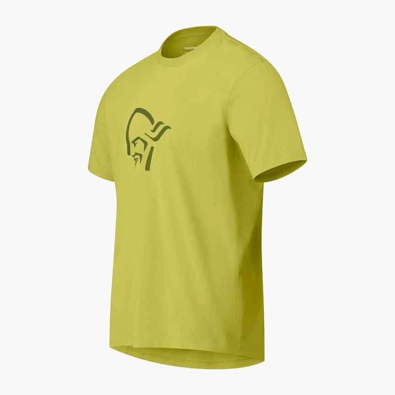 Vyriški marškinėliai NORRONA Cotton Viking golden lime 7