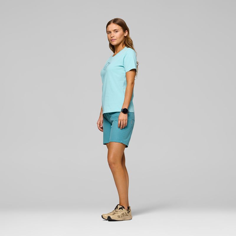 Moteriški marškinėliai NORRONA Cotton Viking aqua haze 4