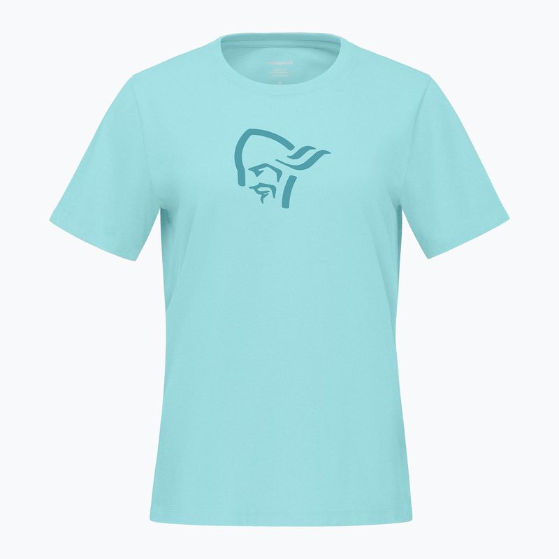 Moteriški marškinėliai NORRONA Cotton Viking aqua haze 5