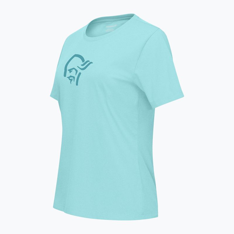 Moteriški marškinėliai NORRONA Cotton Viking aqua haze 7