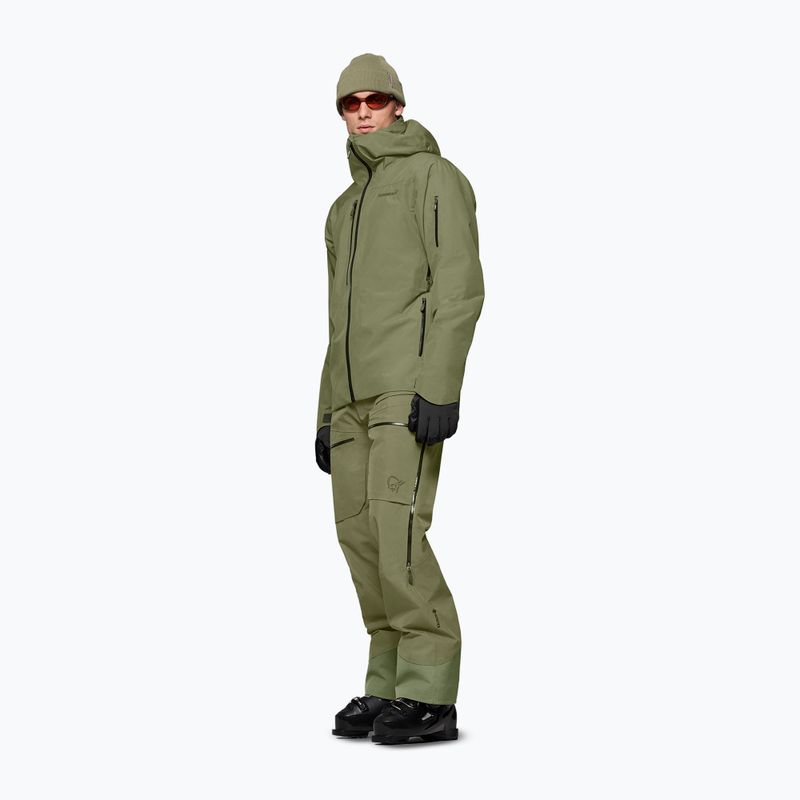 Vyriška slidinėjimo striukė NORRONA Lofoten Gore-Tex Insulated deep lichen green 2