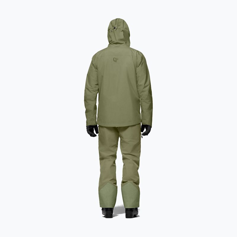 Vyriška slidinėjimo striukė NORRONA Lofoten Gore-Tex Insulated deep lichen green 3