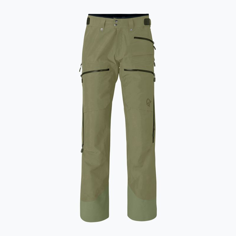 Vyriškos slidinėjimo kelnės Norrona Lofoten Gore-Tex Insulated deep lichen green 5