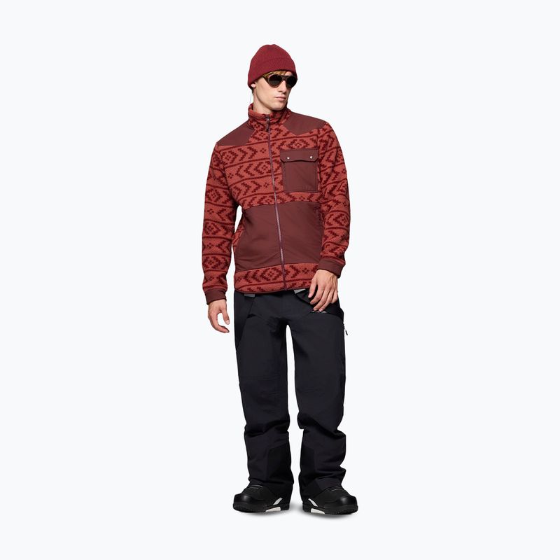 Vyriškas flisinis džemperis Norrona Tamok Warm3 cowhide/port 2