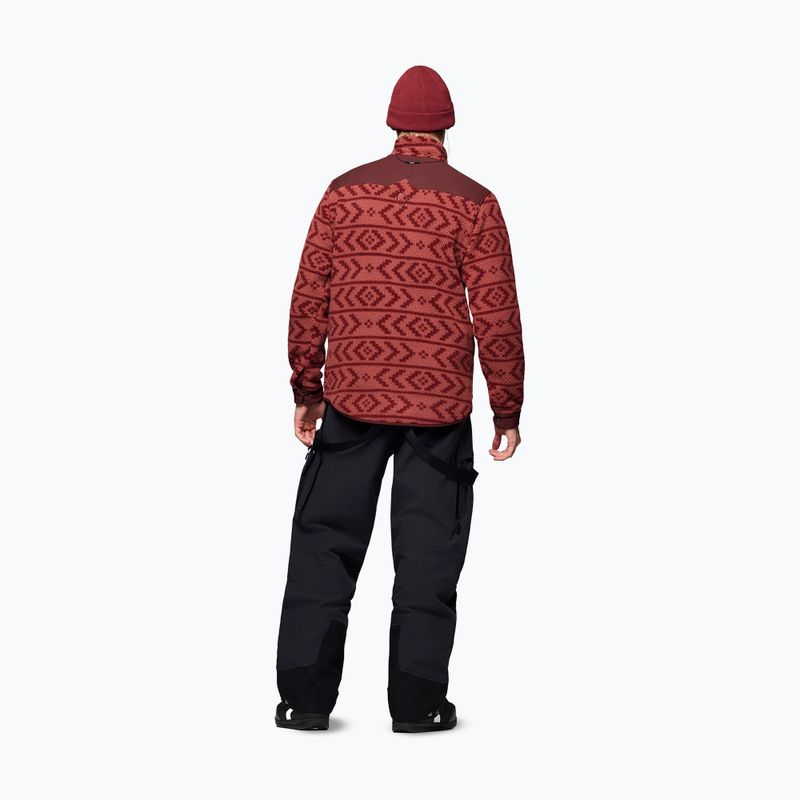 Vyriškas flisinis džemperis Norrona Tamok Warm3 cowhide/port 3
