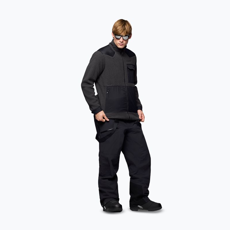 Vyriškas flisinis džemperis Norrona Tamok Warm3 phantom/caviar black 4