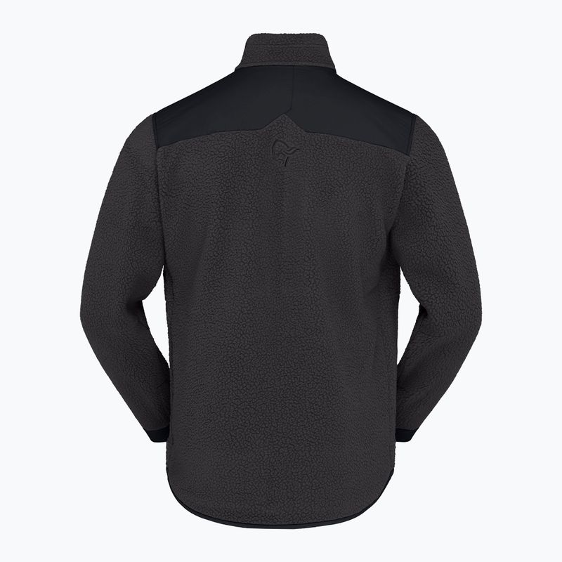 Vyriškas flisinis džemperis Norrona Tamok Warm3 phantom/caviar black 6