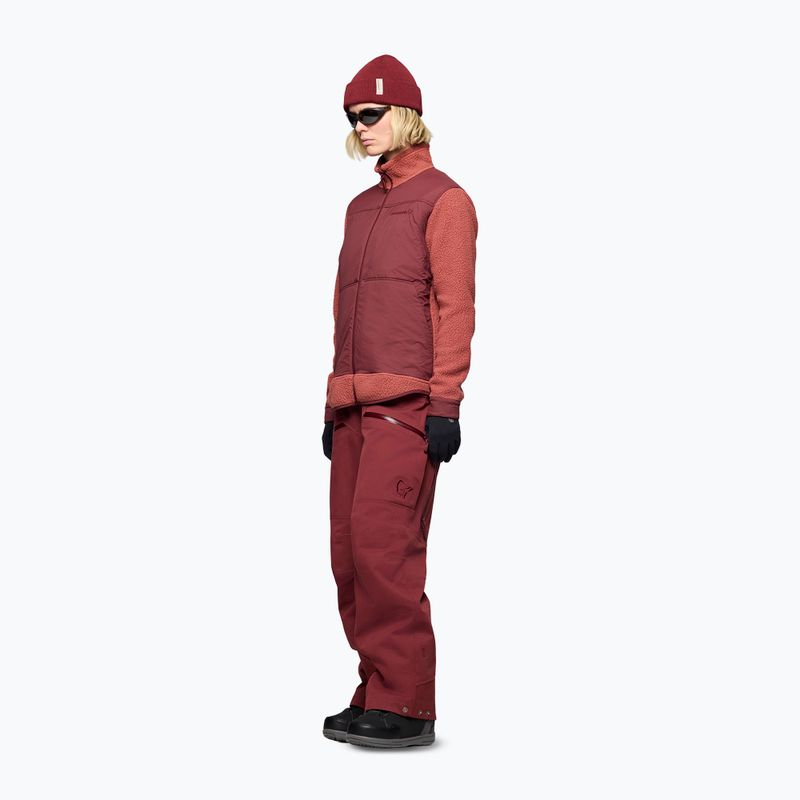 Vyriškas flisinis džemperis Norrona Tamok Warm3 cowhide/port 4