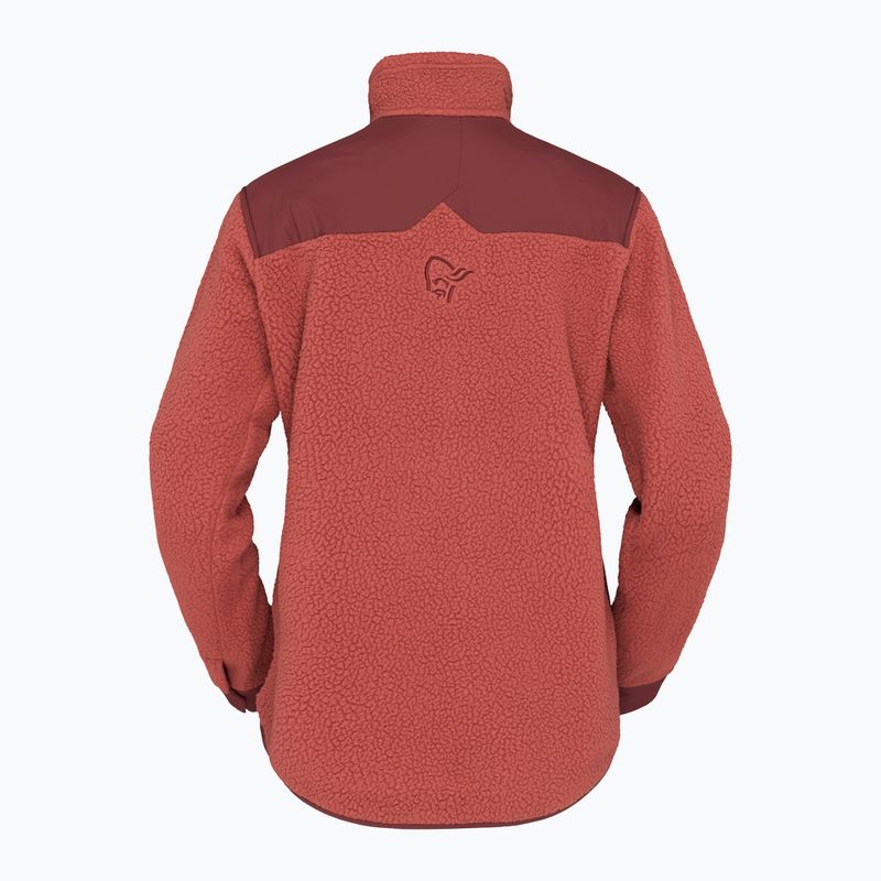 Vyriškas flisinis džemperis Norrona Tamok Warm3 cowhide/port 6