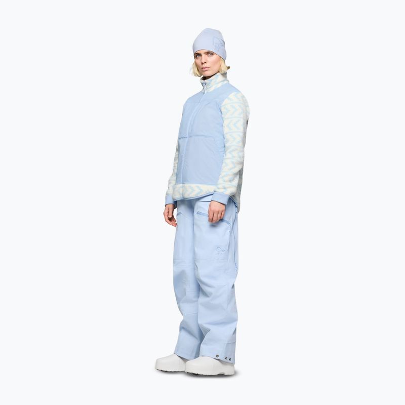 Vyriškas flisinis džemperis Norrona Tamok Warm3 whisper white/cashmere blue 2