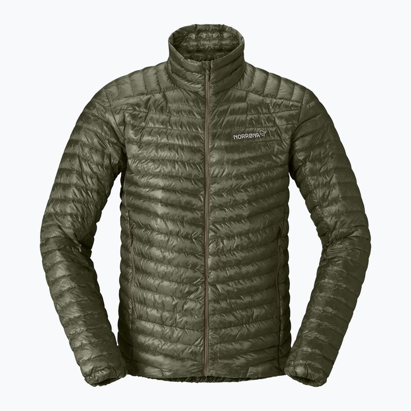 Vyriška pūsta striukė Norrona Trollveggen Down800 Super Light Deep Lichen Green 5