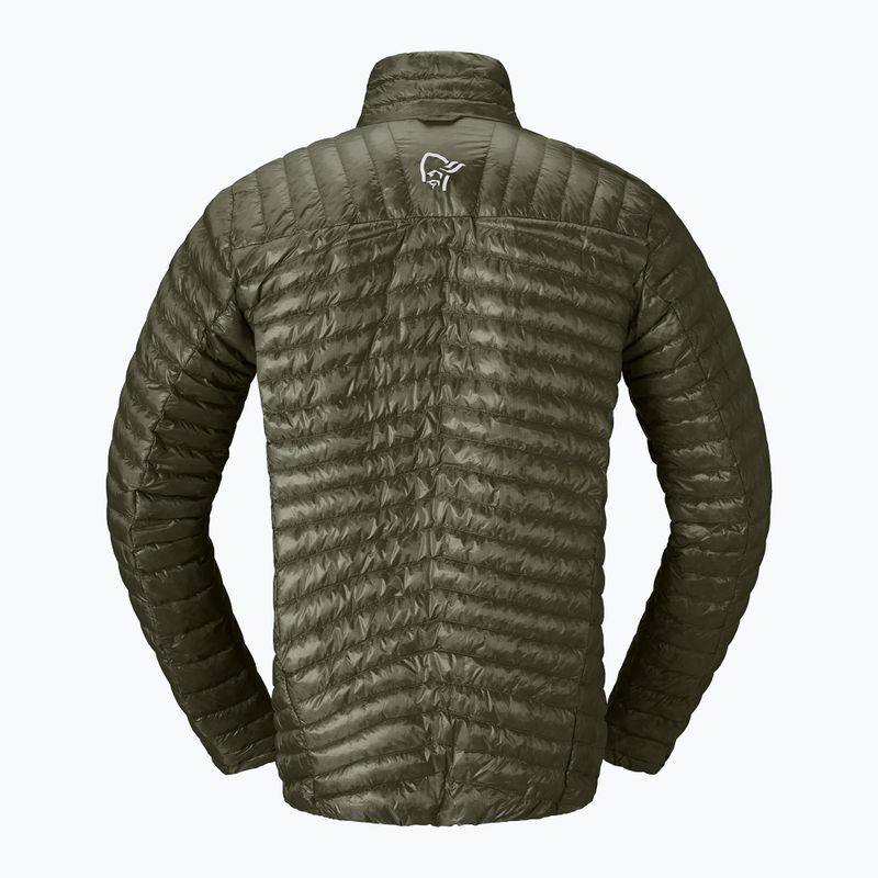 Vyriška pūsta striukė Norrona Trollveggen Down800 Super Light Deep Lichen Green 6