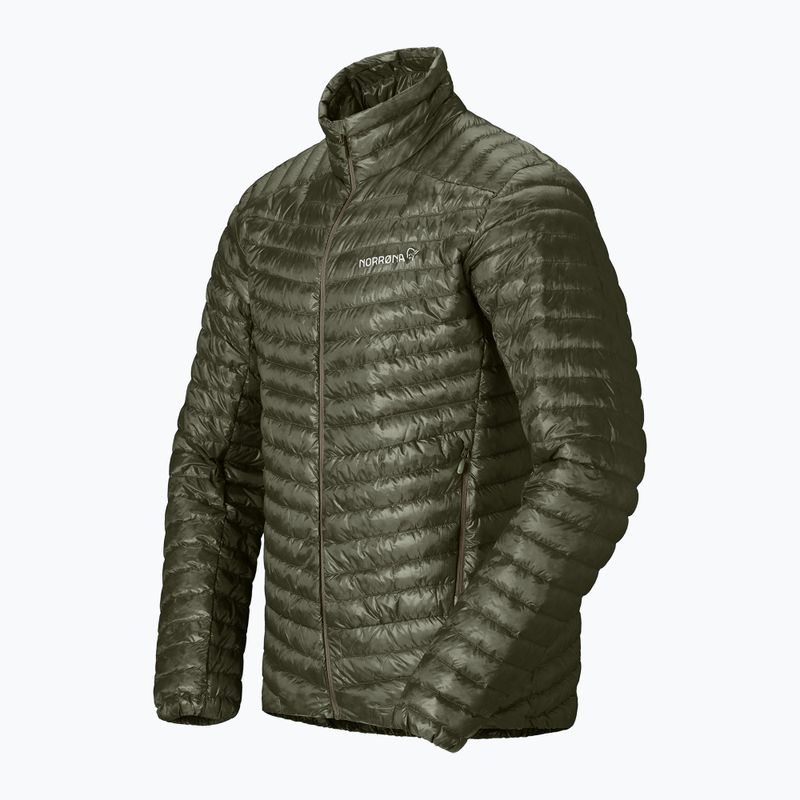 Vyriška pūsta striukė Norrona Trollveggen Down800 Super Light Deep Lichen Green 7
