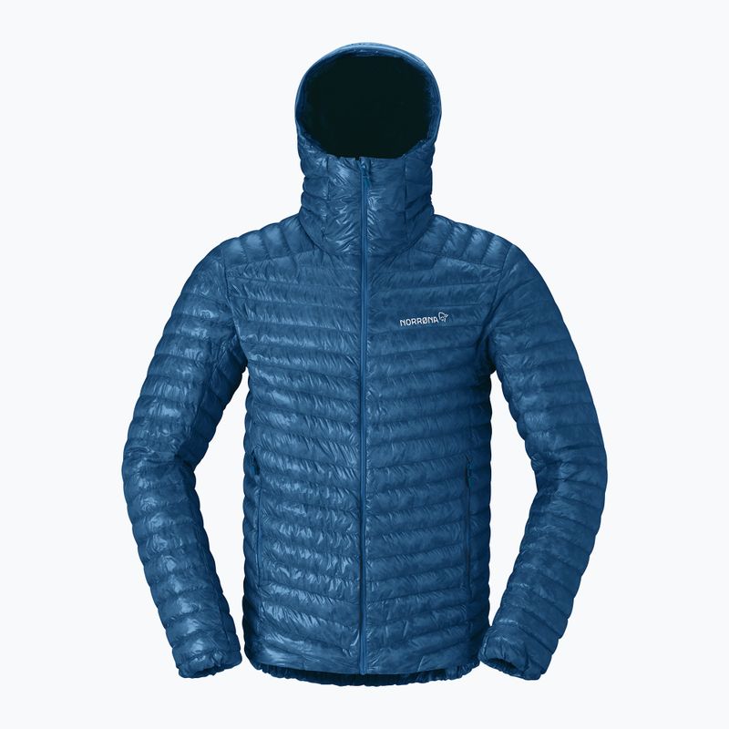 Vyriška pūsta striukė Norrona Trollveggen Down800 Super Light Hood dark blue 5