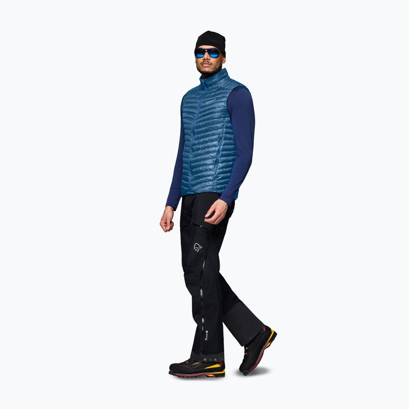 Liemenė NORRONA Trollveggen Down800 Super Light dark blue 2