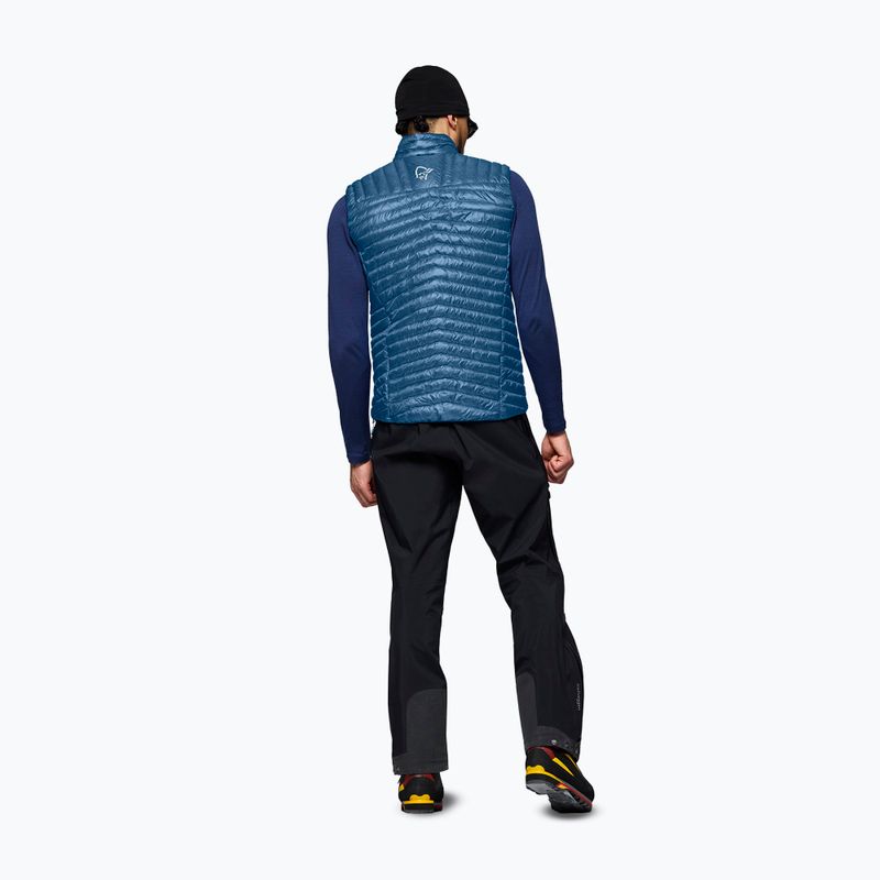 Liemenė NORRONA Trollveggen Down800 Super Light dark blue 3