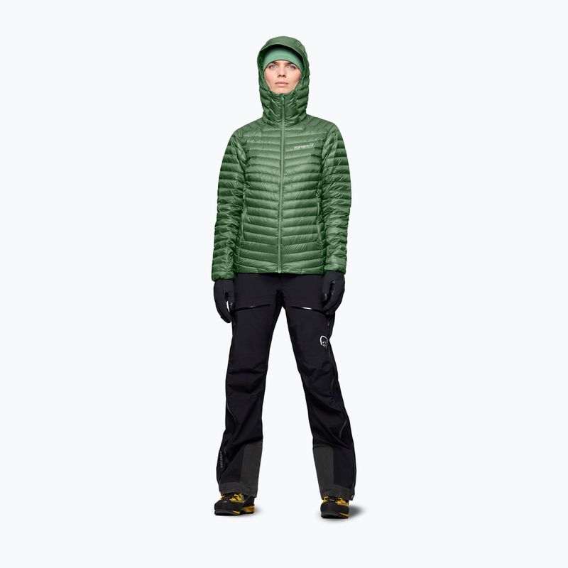Moteriška pūsta striukė Norrona Trollveggen Down800 Super Light Hood Dark Ivy 2