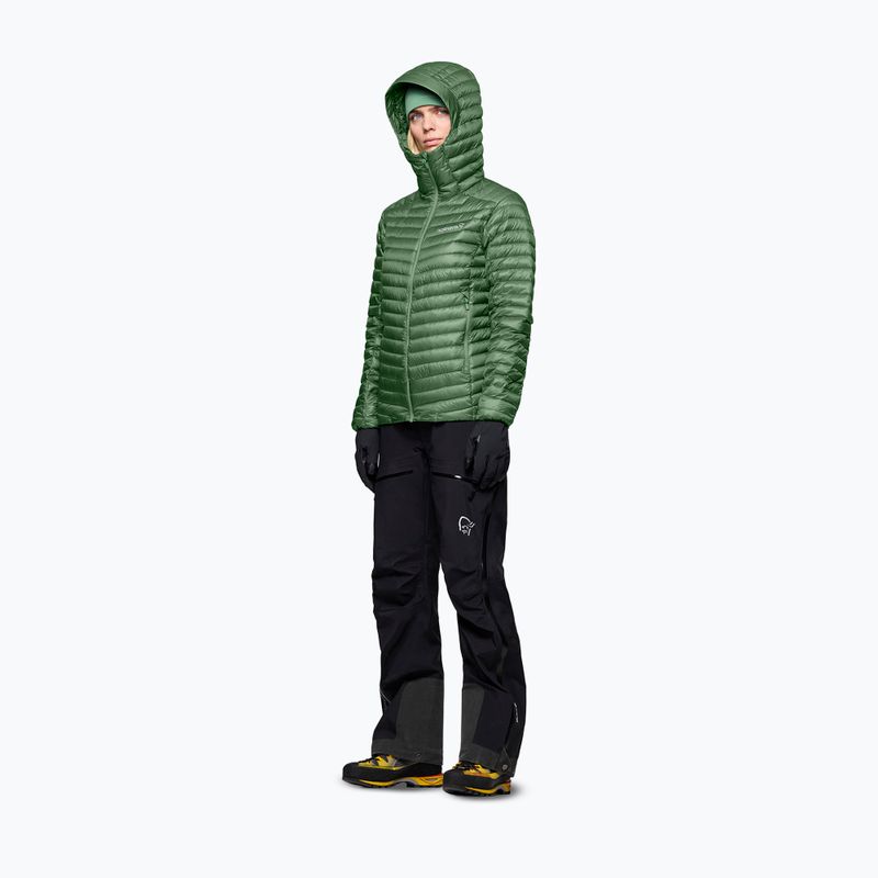Moteriška pūsta striukė Norrona Trollveggen Down800 Super Light Hood Dark Ivy 4