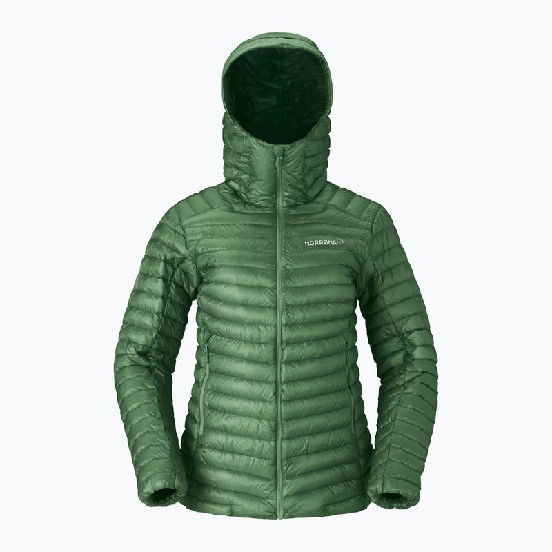 Moteriška pūsta striukė Norrona Trollveggen Down800 Super Light Hood Dark Ivy 5