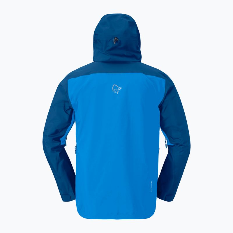 Vyriška lietaus striukė NORRONA Falketind Gore-Tex brilliant blue/dark blue 4