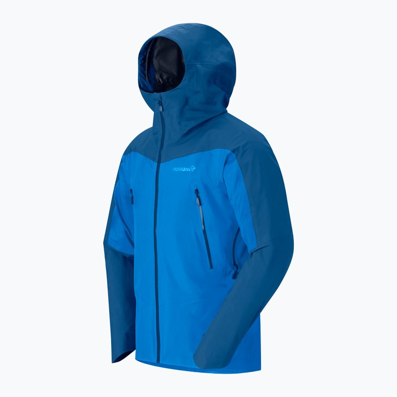 Vyriška lietaus striukė NORRONA Falketind Gore-Tex brilliant blue/dark blue 5