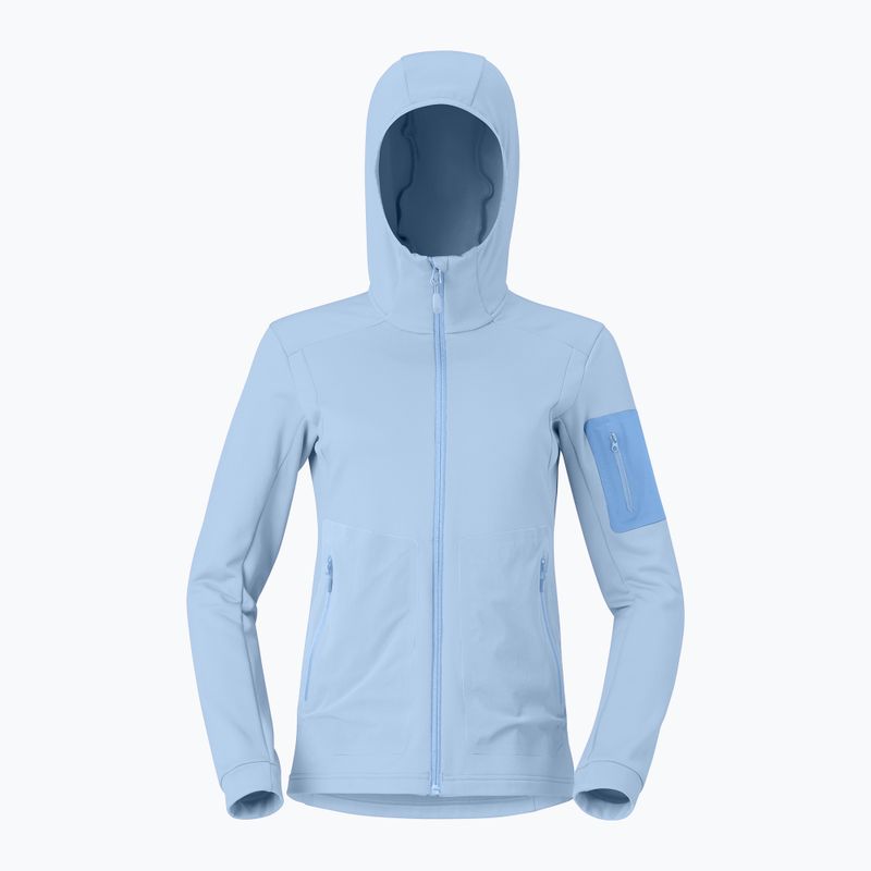 Moteriškas žygio džemperis NORRONA Falketind Warm2 Stretch Hood cashmere blue/allure 5