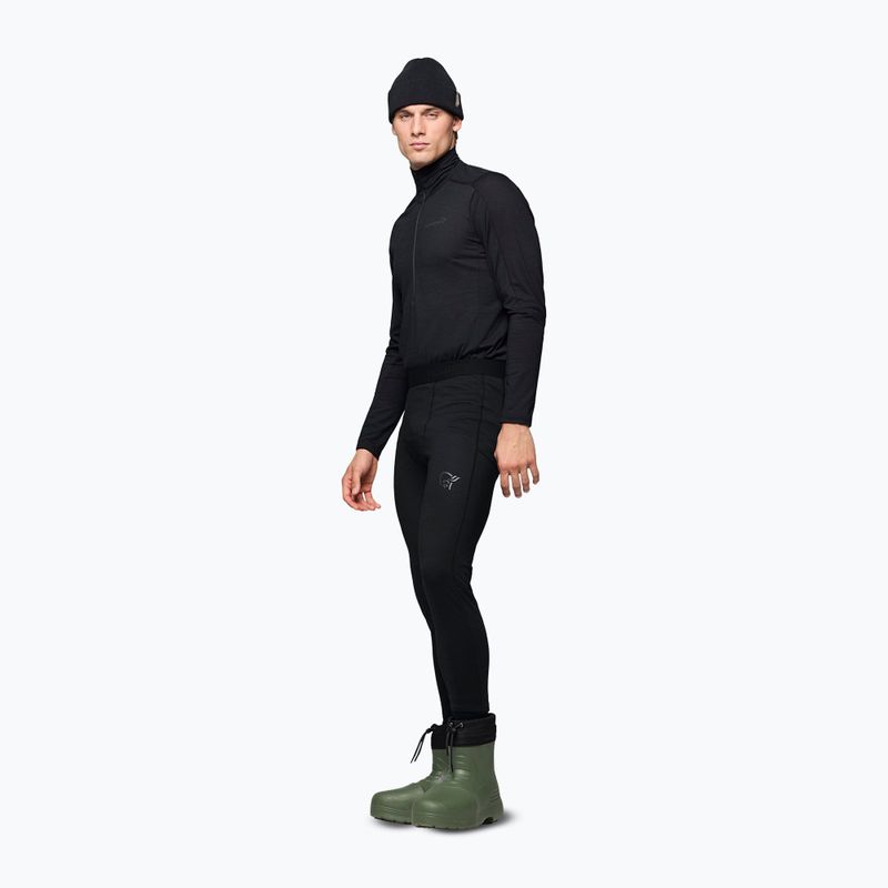 Vyriškos termo kelnės NORRONA Falketind Equaliser Ull Long caviar black 4