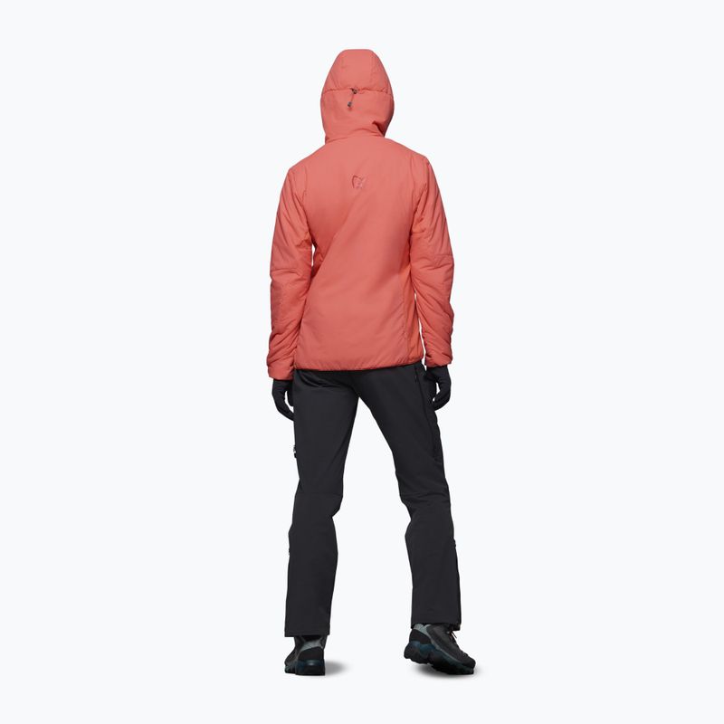 Moteriška šilta striukė NORRONA Femund Thermo60 Zip Hood deep sea coral 3