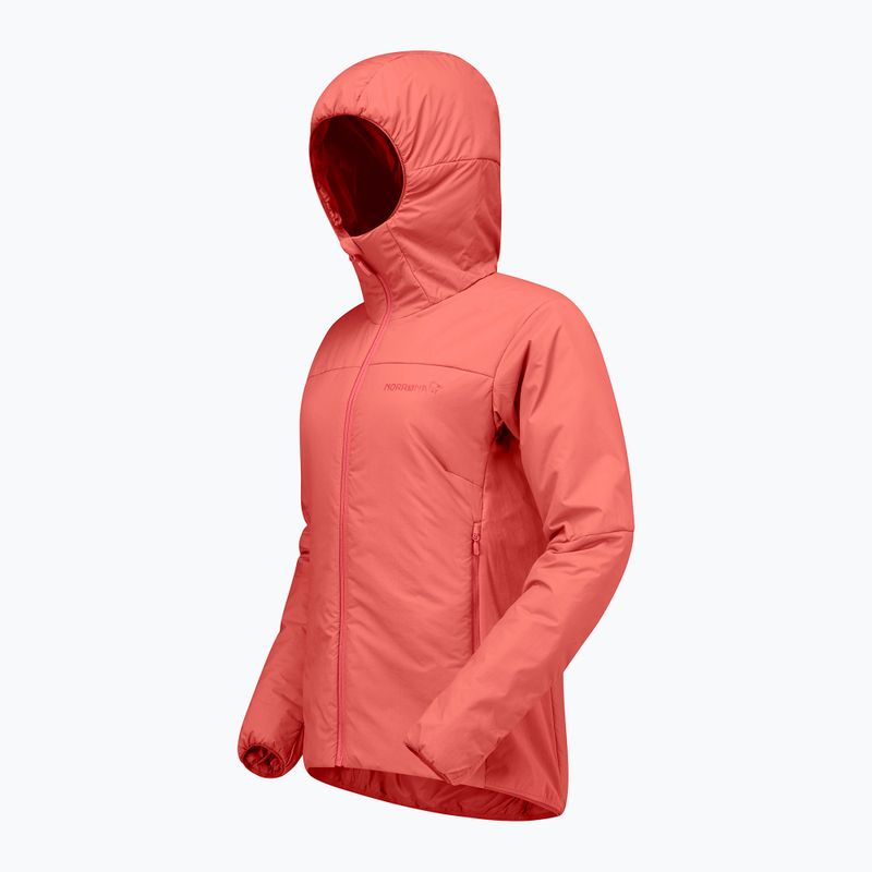Moteriška šilta striukė NORRONA Femund Thermo60 Zip Hood deep sea coral 7