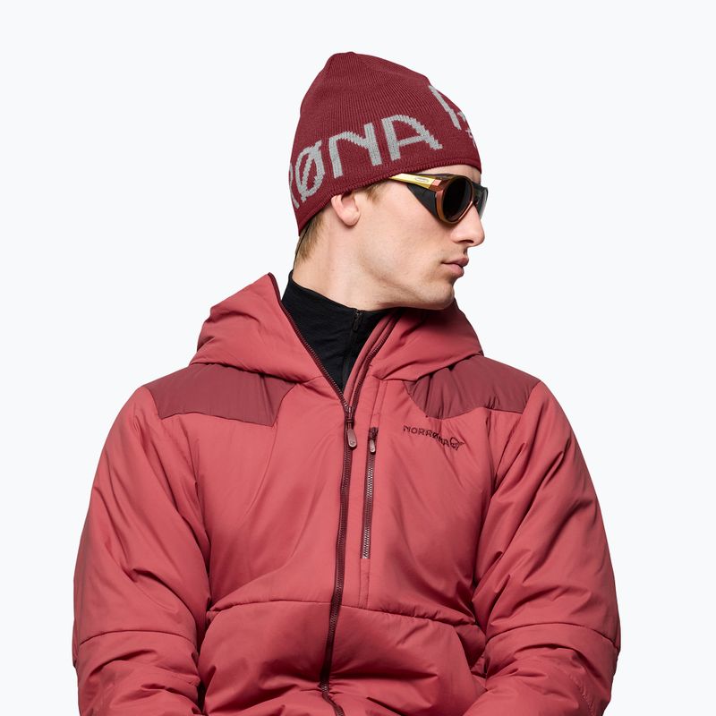 Žieminė kepurė NORRONA MerinoUll Logo Beanie port 4