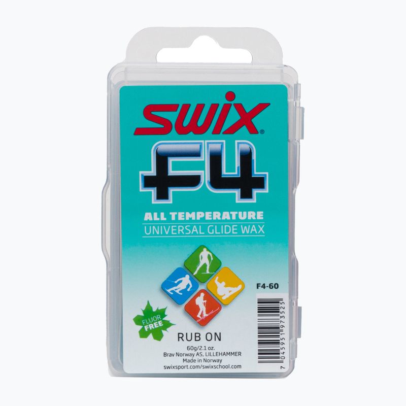 Swix Glidewax slidinėjimo vaškas su kamščiu F4-60