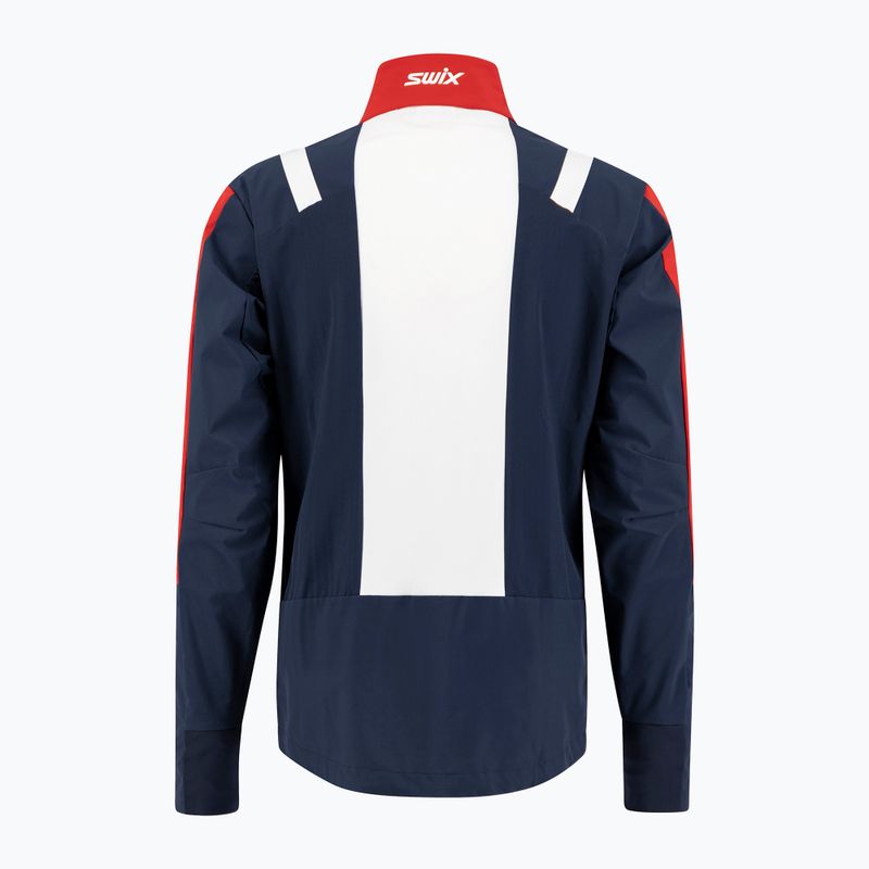 Swix Infinity vyriška slidinėjimo striukė tamsiai mėlyna ir raudona 15241-75101 5
