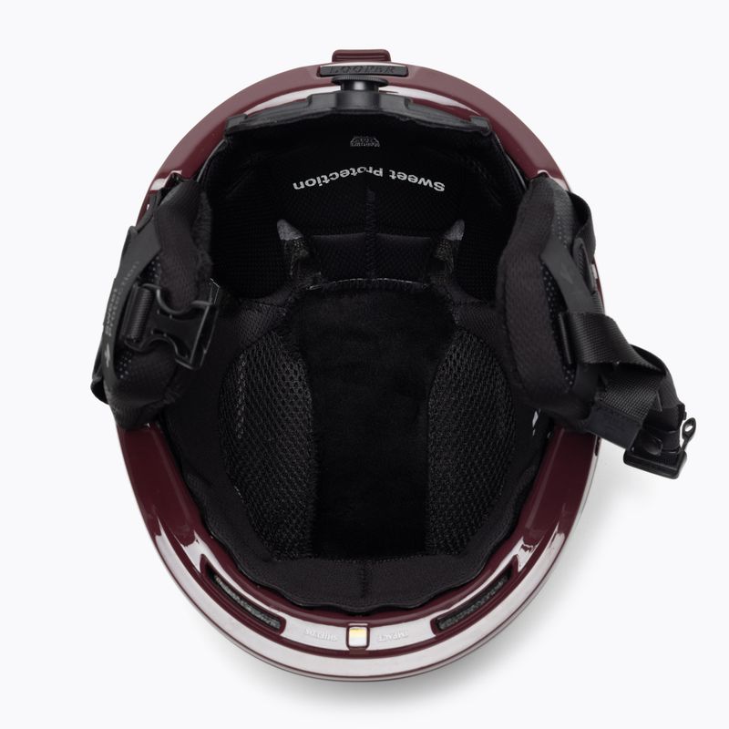Slidinėjimo šalmas Sweet Protection Looper bordo spalvos 840091 5