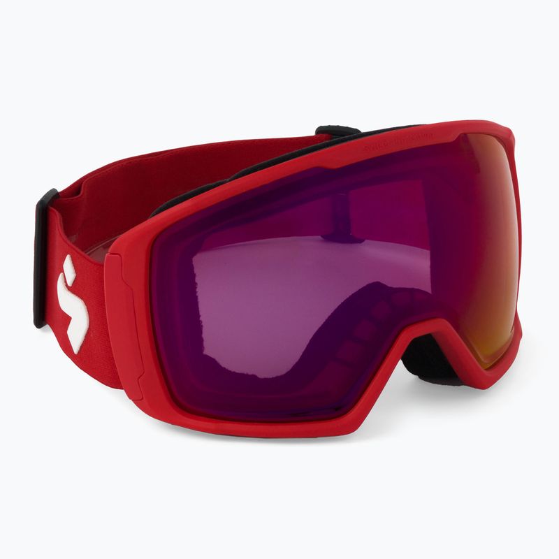 Sweet Protection slidinėjimo akiniai Clockwork WC MAX RIG Reflect BLI rig bixbite rig l amethyst/matte f red/red 852066 2