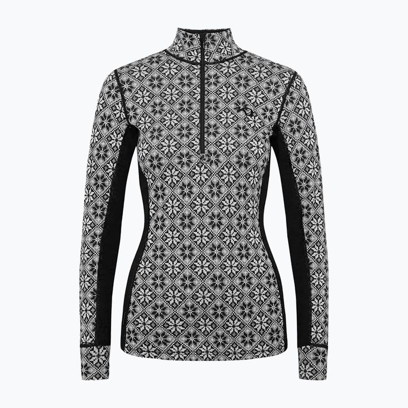 Moteriškas termo džemperis KARI TRAA Rose Half Zip black 4