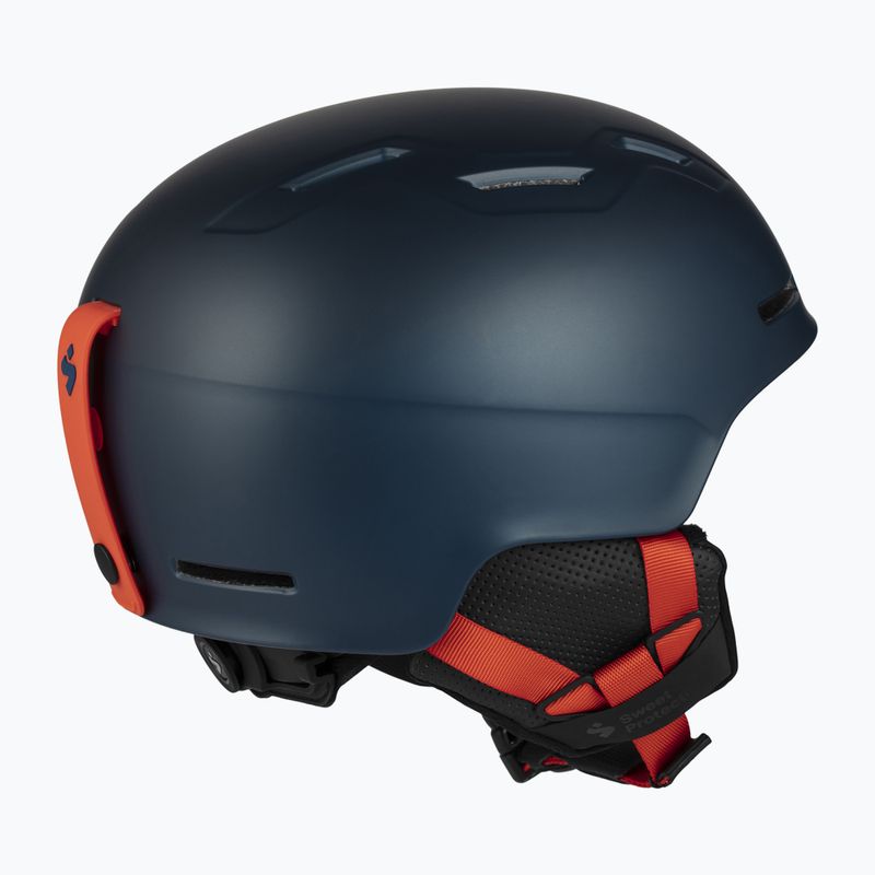 Vaikiškas slidinėjimo šalmas Sweet Protection Winder MIPS Jr naktinis mėlynas metalinis 9