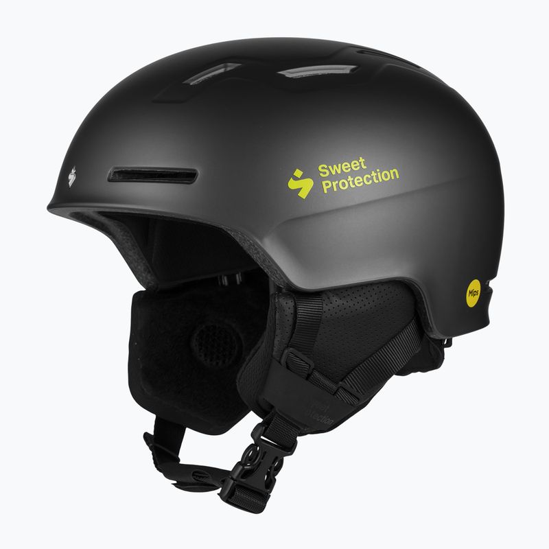 Vaikiškas slidinėjimo šalmas Sweet Protection Winder MIPS Jr slate gray/fluo 7