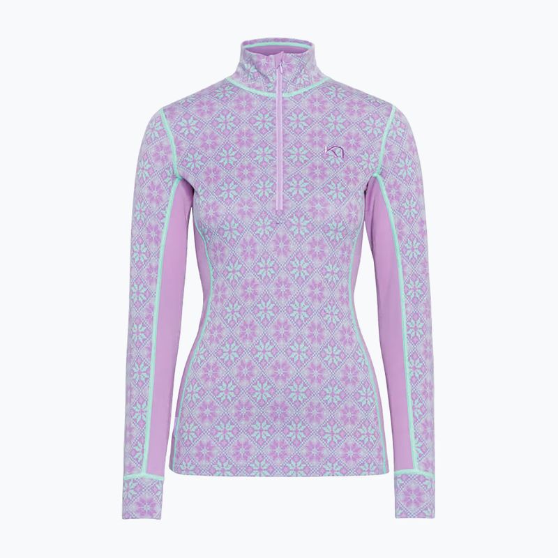 Moteriškas termo džemperis KARI TRAA Rose Half Zip lily 6