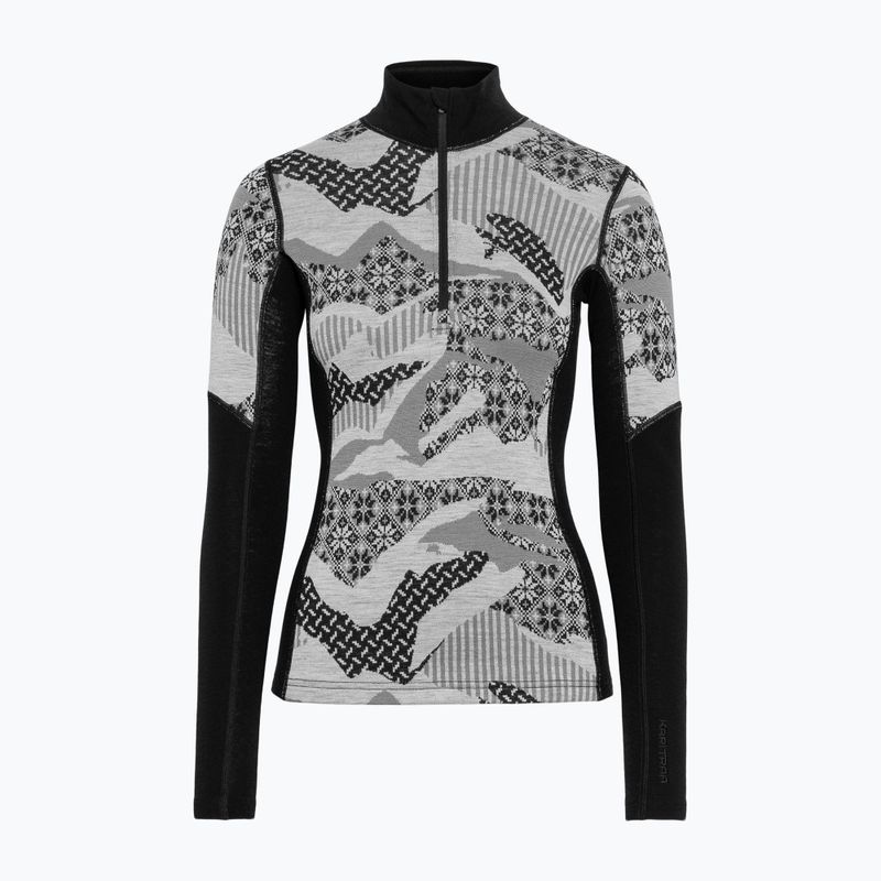 Moteriškas termo džemperis KARI TRAA Olea Half Zip black 4