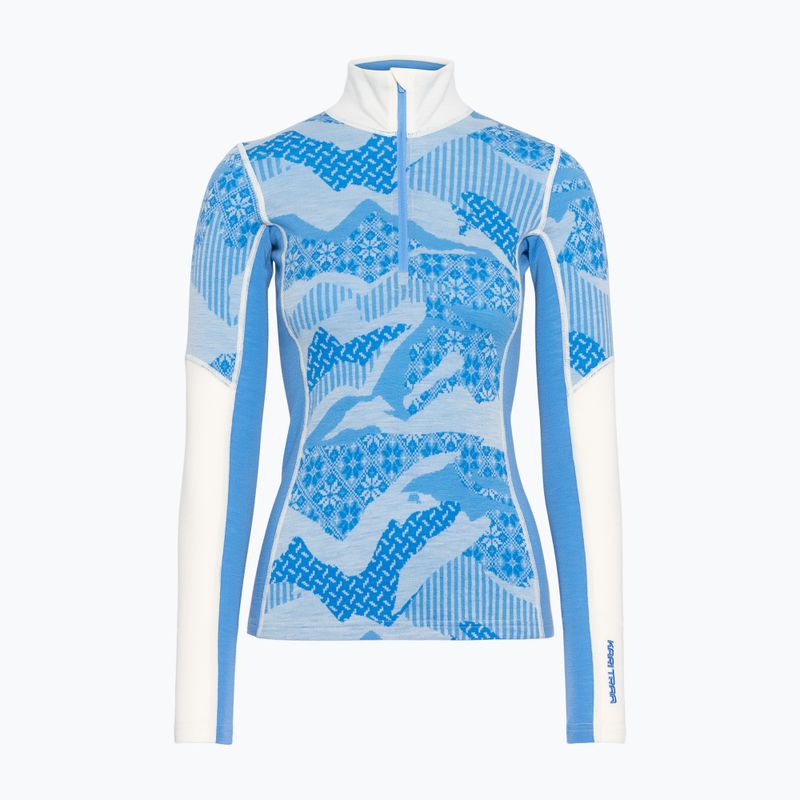 Moteriškas termo džemperis KARI TRAA Olea Half Zip ocean 5