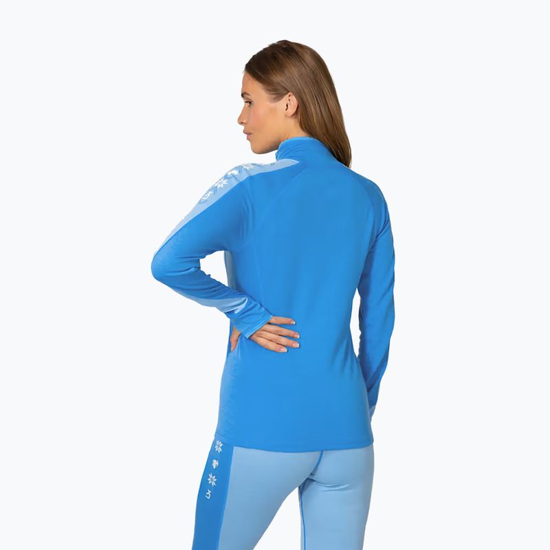 Moteriškas termo džemperis KARI TRAA Mila Half Zip ocean 3