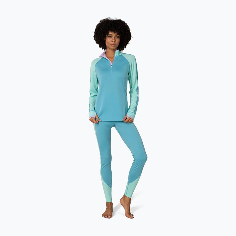 Moteriškas termo džemperis KARI TRAA Mila Half Zip blue lagoon 2