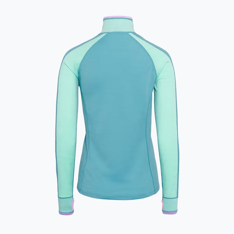 Moteriškas termo džemperis KARI TRAA Mila Half Zip blue lagoon 7
