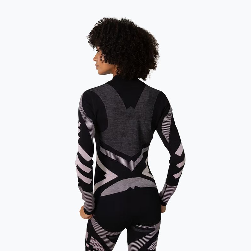 Moteriškas termo džemperis KARI TRAA Faith Half Zip black 3